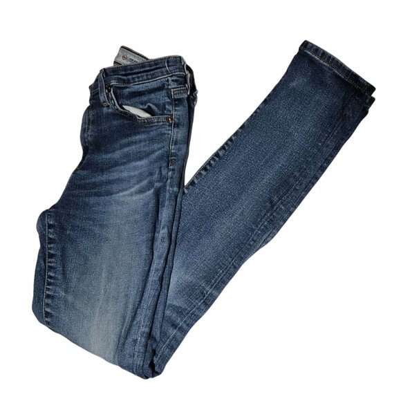 Adriano Goldschmied Jeans Womens Size 28 Skinny Low Rise Medium Wash Denim Pants - Picture 1 of 6